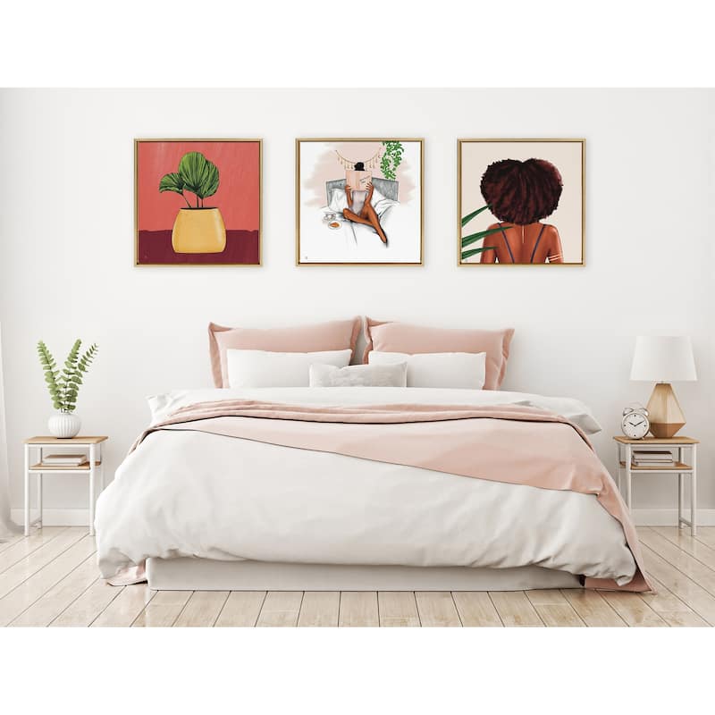 Kate and Laurel Sylvie Whatever You Want Framed Canvas by Mary Joak
