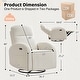 preview thumbnail 7 of 54, Power Swivel Rocker Glider Nursery Recliner with USB Port Set of 2