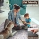 preview thumbnail 8 of 19, Sorbus Area Rug for Entryway, Machine Washable, Non-Slip, Vintage Rug - 3 x 5 ft