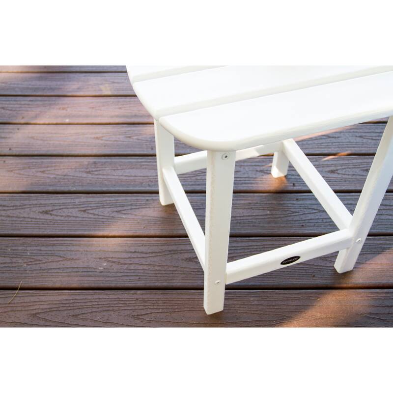 POLYWOOD South Beach Plastic 18 inch Outdoor Side Table