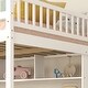 preview thumbnail 4 of 16, Full Loft Bed with Desk, Storage Staircase & Study/Sleep Combo