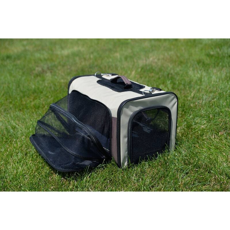 AirlIne Approved Pet Carrier, Soft Sided Pet Travel Carrier - 19"L x 12"W x 12"H