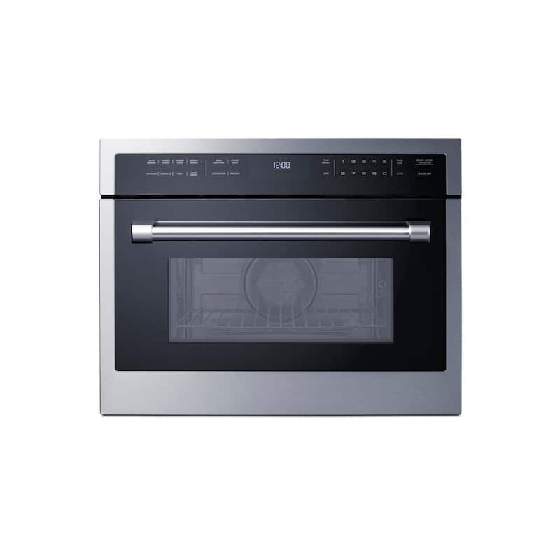 Summit CMV115 24" Wide 1.55 Cu. Ft. Electric Speed Oven with - Stainless Steel