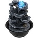 preview thumbnail 6 of 63, Costway Tabletop Water Fountain with Rolling Crystal Ball,
