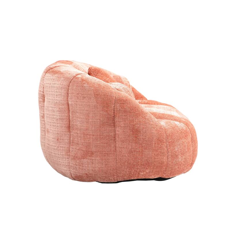HOMEFUN Chenille Upholstered Durable Comfort Lounger Bean Bag Lazy Sofa
