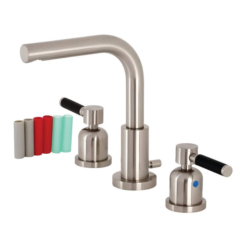Kingston Brass Kaiser 1.2 GPM Widespread Bathroom Faucet with Pop-Up