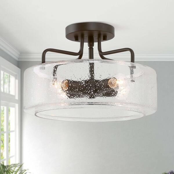 Modern & Contemporary 4-lights Semi-Flush Mount Ceiling ...