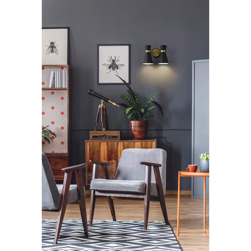 James Allan Inez 2 Light 10" Tall Wall Sconce