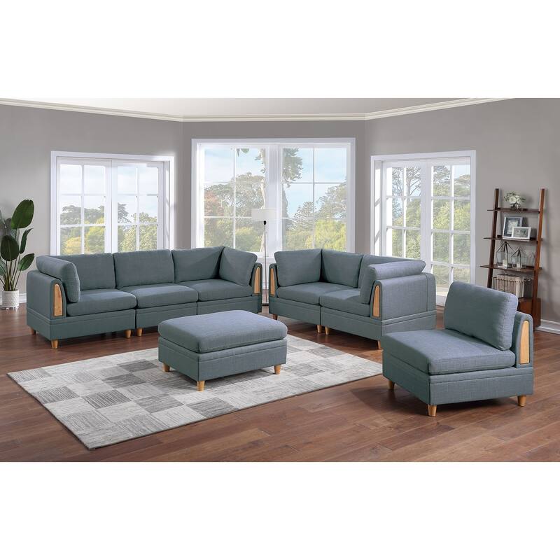 Living Room Furniture Ottoman Comfortable choice, multiple functions, classic design, and cozy corners Light