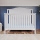 preview thumbnail 17 of 22, Child Craft Hampton Arch Top 4-in-1 Convertible Crib Matte White