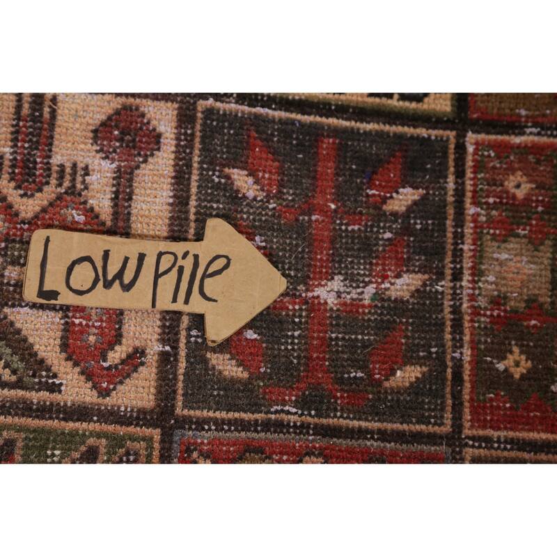 Hand Knotted Oriental 100% Wool Carpet Traditional Tribal Multi-Colored Bakhtiari Area Rug - 9' 4'' X 4' 11''