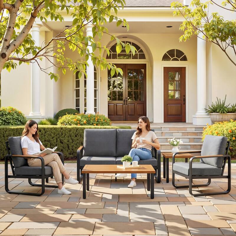 5-Piece Outdoor Patio Conversation Set