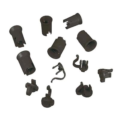 Novelty Lights 50 Pack C7 Replacement Sockets, Black, SPT-2