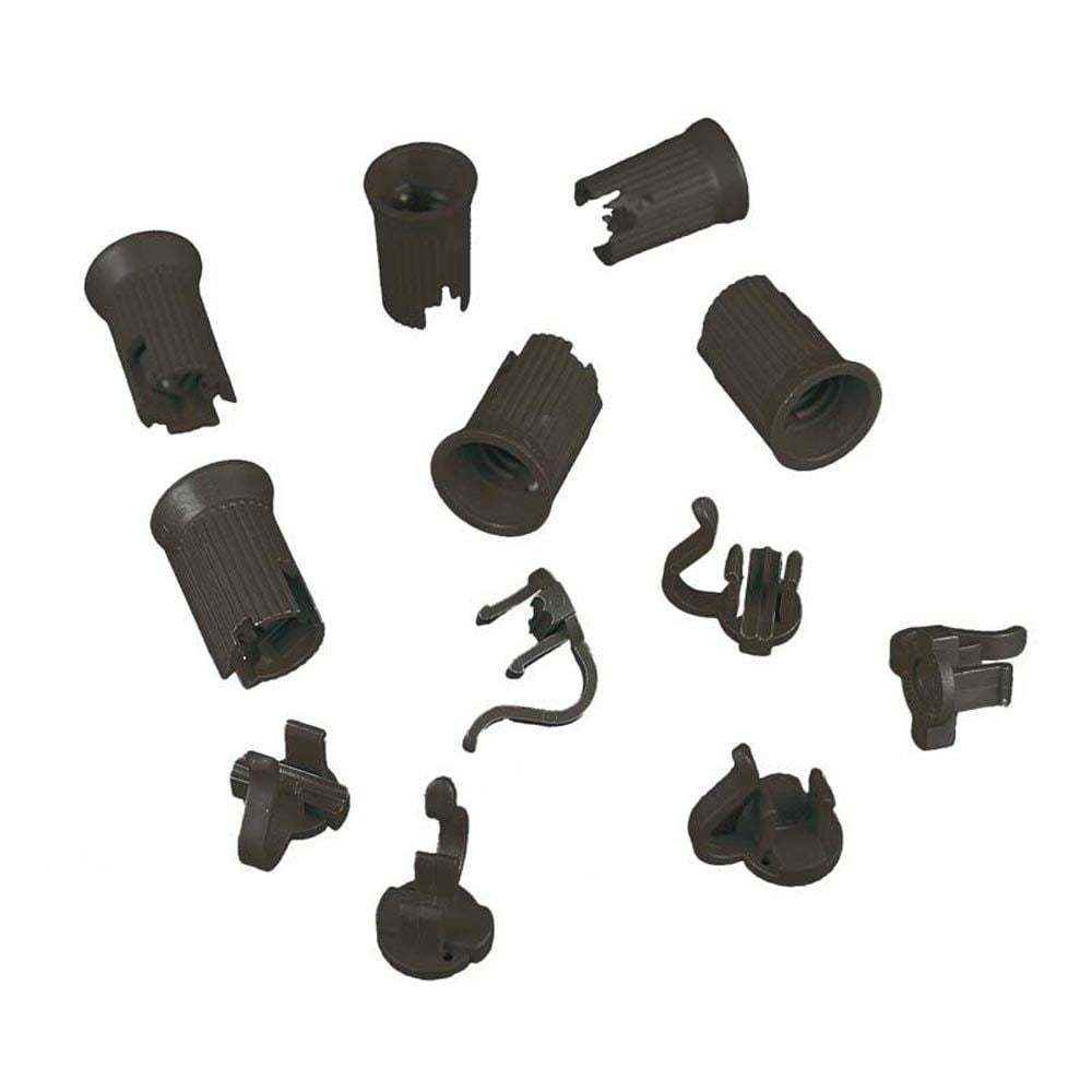 Novelty Lights 50 Pack C9 Replacement Sockets, Black, SPT-2