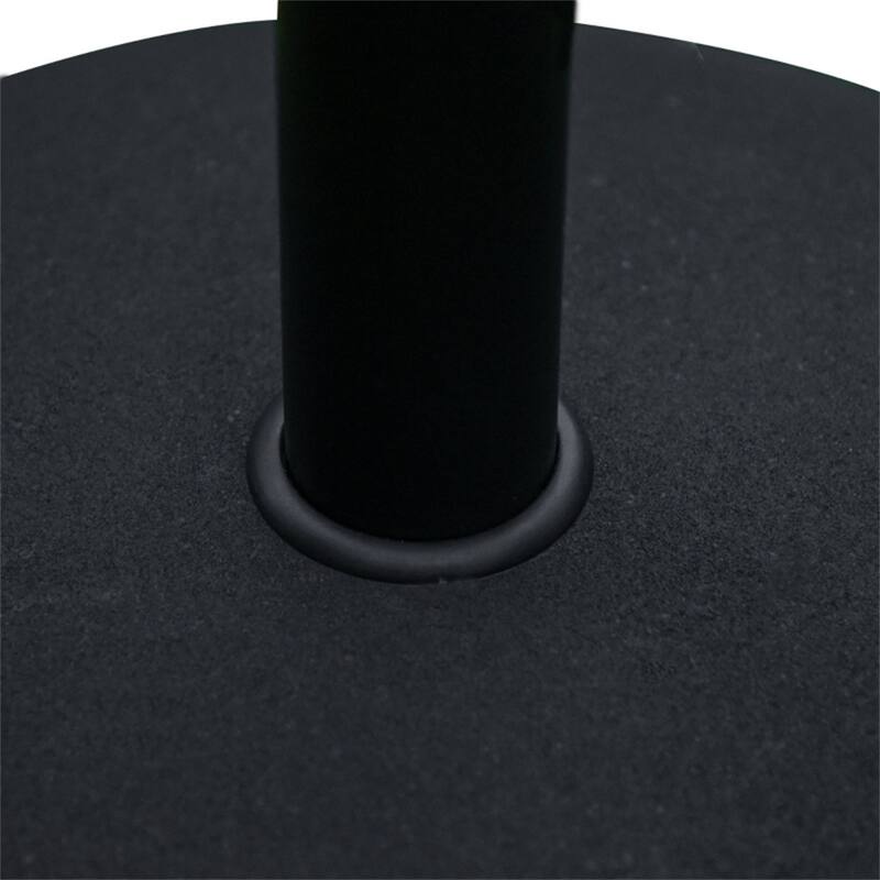 Heavy Duty Adjustable Cement Umbrella Base with PP Protective Bottom for Outdoor Patios and Gardens - Φ19.25'' x 14.5''H