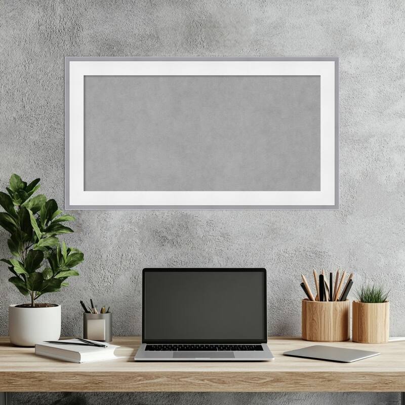 Amanti Art Maya Espresso Silver Framed