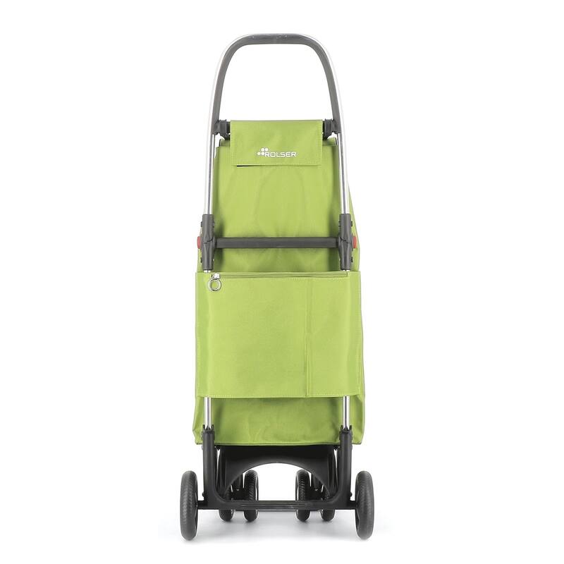 Rolser I-Max MF 4 Wheels 2 Swivelling Foldable Shopping Trolley - 41.34" H x 15.55" W x 12.8" D