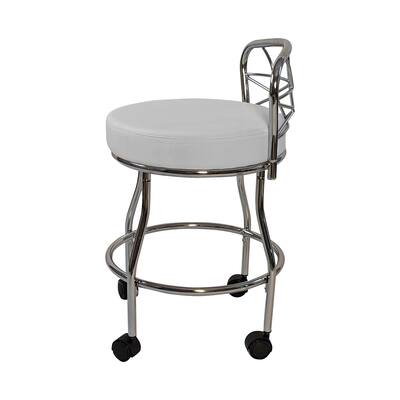 Diana X-Back Vanity Bench with Casters