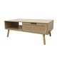 preview thumbnail 4 of 4, Madison BoHo Coastal Rattan Wicker Woven Storage Coffee Table