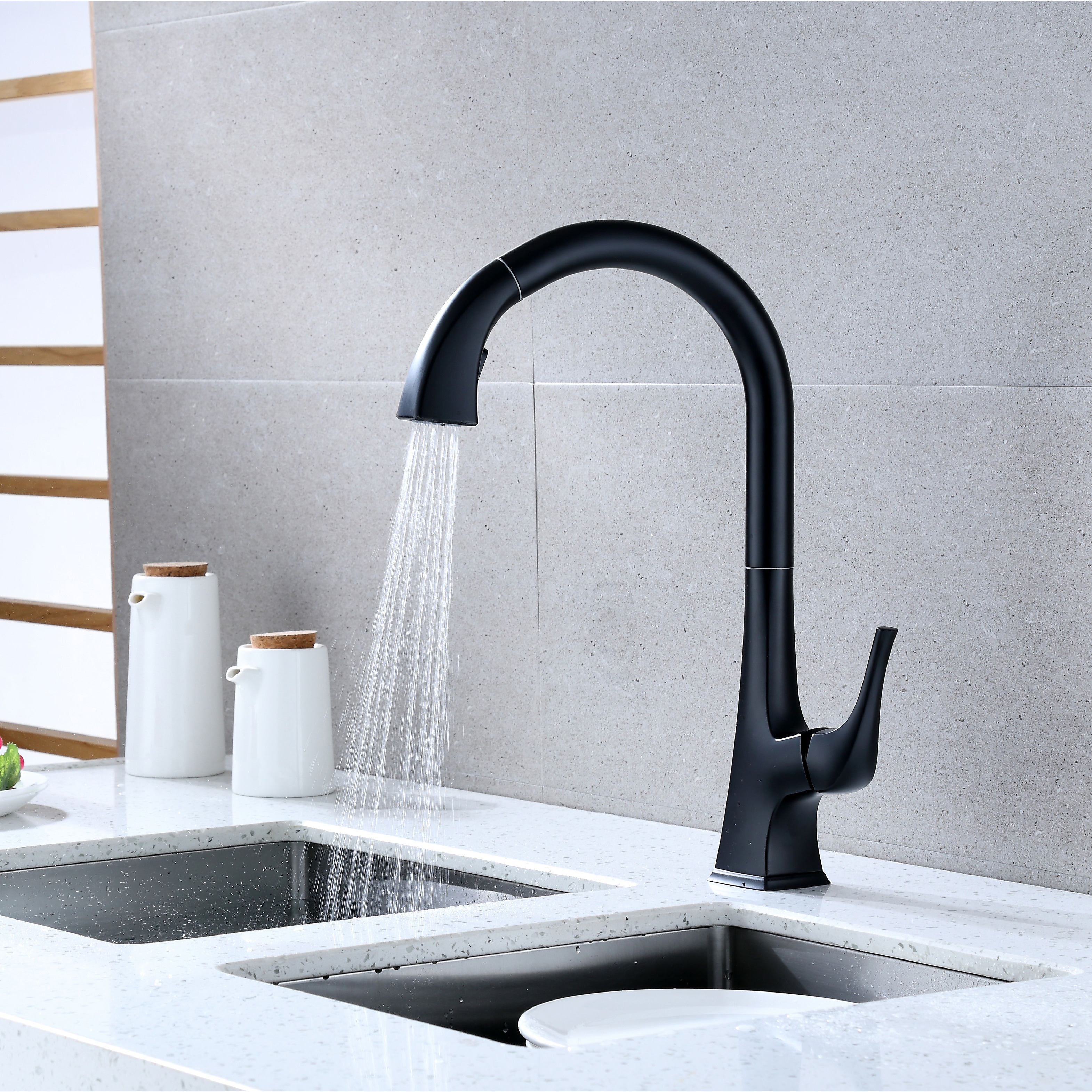 Ultra Faucets Quest Collection Single-Handle Kitchen Faucet ...
