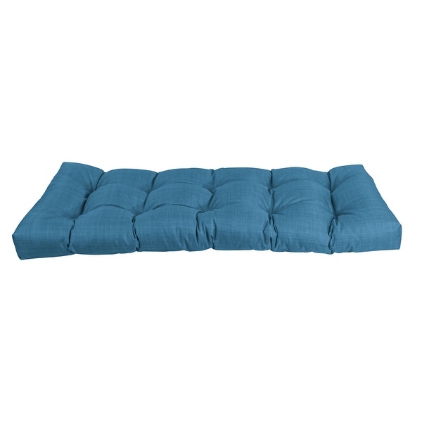 Tufted Indoor/Outdoor Bench Cushion (Multiple widths from 46 to 60 inch) -  On Sale - Bed Bath \u0026 Beyond - 30970422