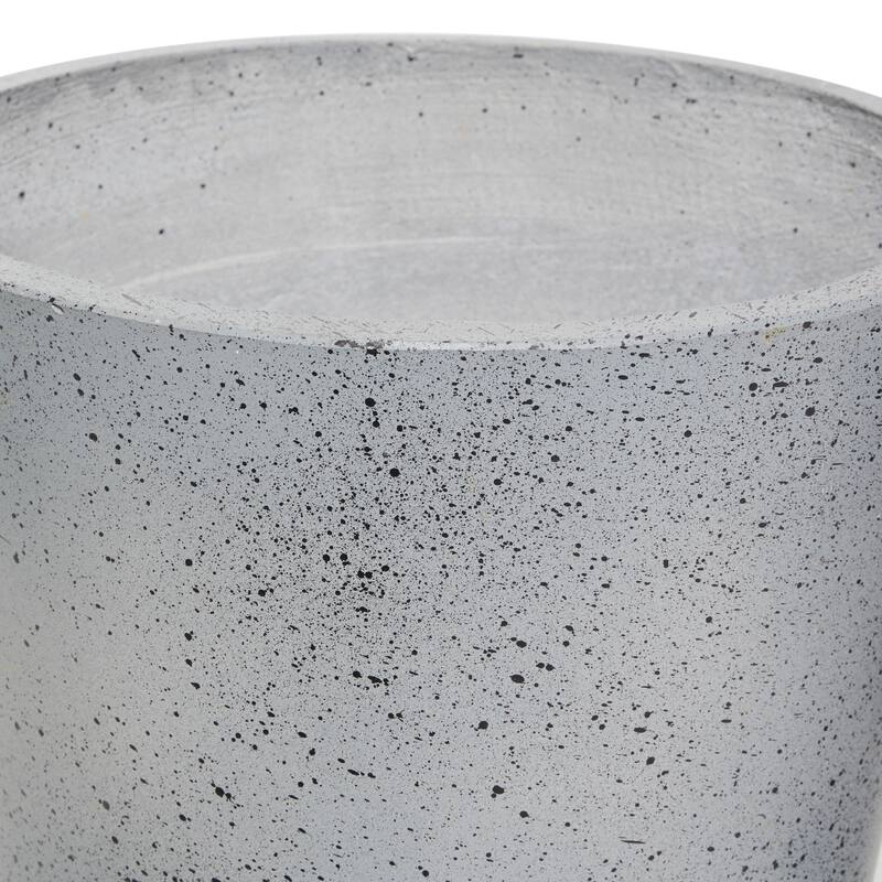 MgO Contemporary Planter (Set of 2) - 10 x 10 x 15Round