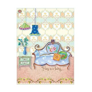 GAL DESIGNS 'Home Is A Feeling' Canvas Art