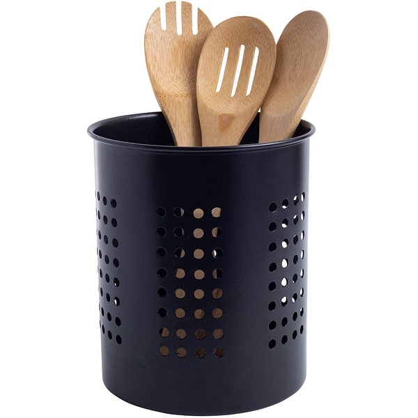 Shop Stainless Steel Kitchen Utensil Holder Crock Organizer