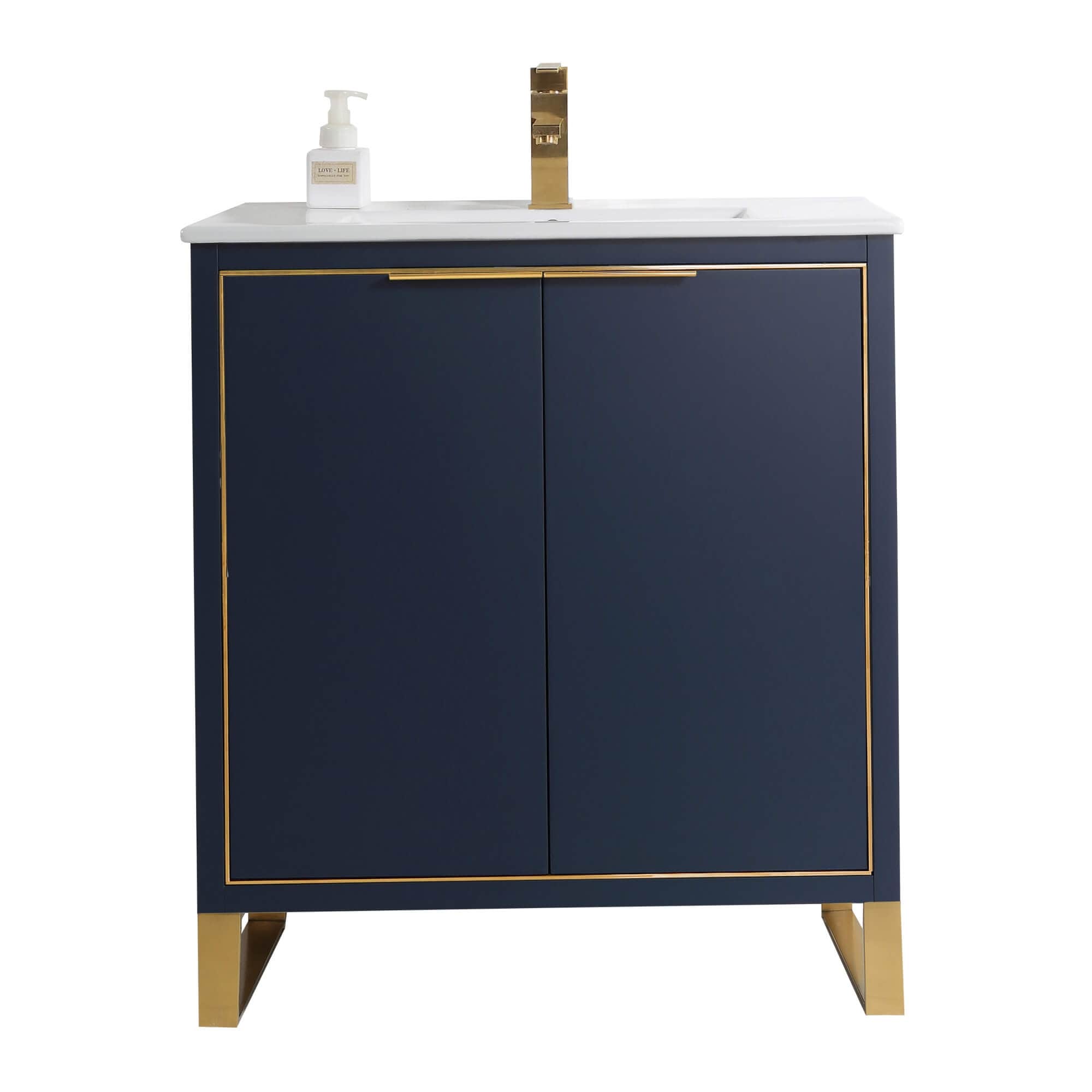 Fine Fixtures Opulence Collection Bathroom Vanity with White - Picture 47 of 95
