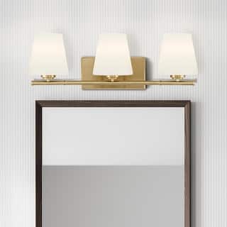 Hunter Fauna Grove 3-Light Bathroom Vanity Light - Modern, Transitional