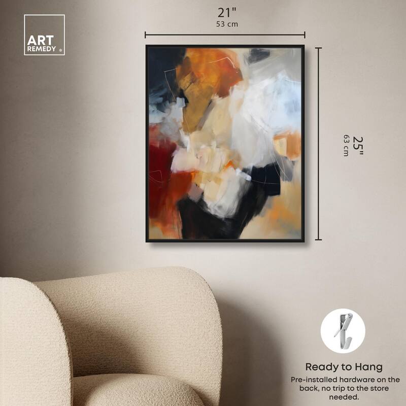 Earth and Fire II Canvas by Art Remedy
