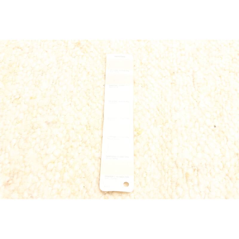 ECARPETGALLERY Braid weave Sienna Cream Wool Rug - 5'7 x 7'4