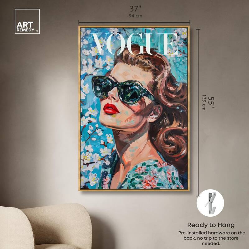 Autumn Blossom Icon Canvas by Art Remedy