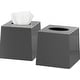 preview thumbnail 9 of 7, DWËLLZA HOME Tissue Box Cover Square Grey
