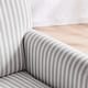 preview thumbnail 11 of 49, Rolled Armchair Accent Chair Set of 2 Blue/ Grey/ Brown