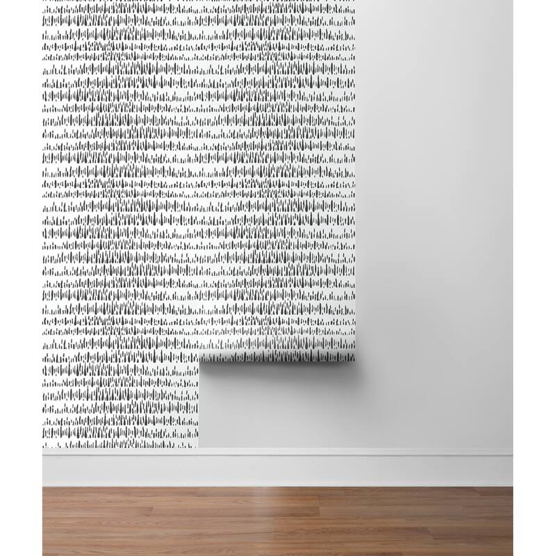 NextWall Brush Marks Abstract Peel and Stick Wallpaper - 20.5 in. W x 18 ft. L