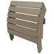 preview thumbnail 50 of 85, Vineyard HIPS Outdoor Folding Eco-Friendly All Weather Seashell Adirondack Chairs (12-Piece Conversation Set)