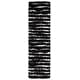 preview thumbnail 41 of 70, SAFAVIEH Venus Shag Moeidur 1.75-inch Thick Rug 2'2" x 8' Runner - Black/Ivory - Runner