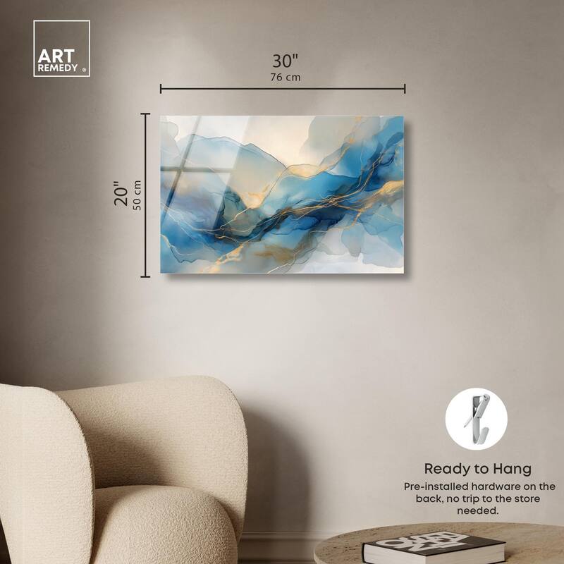 Postmodern Flow II Acrylic by Art Remedy, Ready to Hang