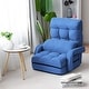 preview thumbnail 1 of 16, Adjustable 6-Position Floor Chair Folding Lazy Gaming Sofa