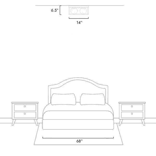 dimension image slide 0 of 2, Modern Black Gold 4-Light Square Frosted Glass Flush Mount Ceiling Lights for Kitchen - 14" L x 14" W x 6.5" H