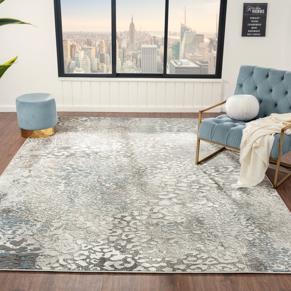 N Natori Serengeti Leopard Area Rug