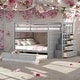 preview thumbnail 1 of 43, Modern Full over Full Multifunctional Bunk Bed With Trundle And Staircase,Storage Drawers,Solid Construction