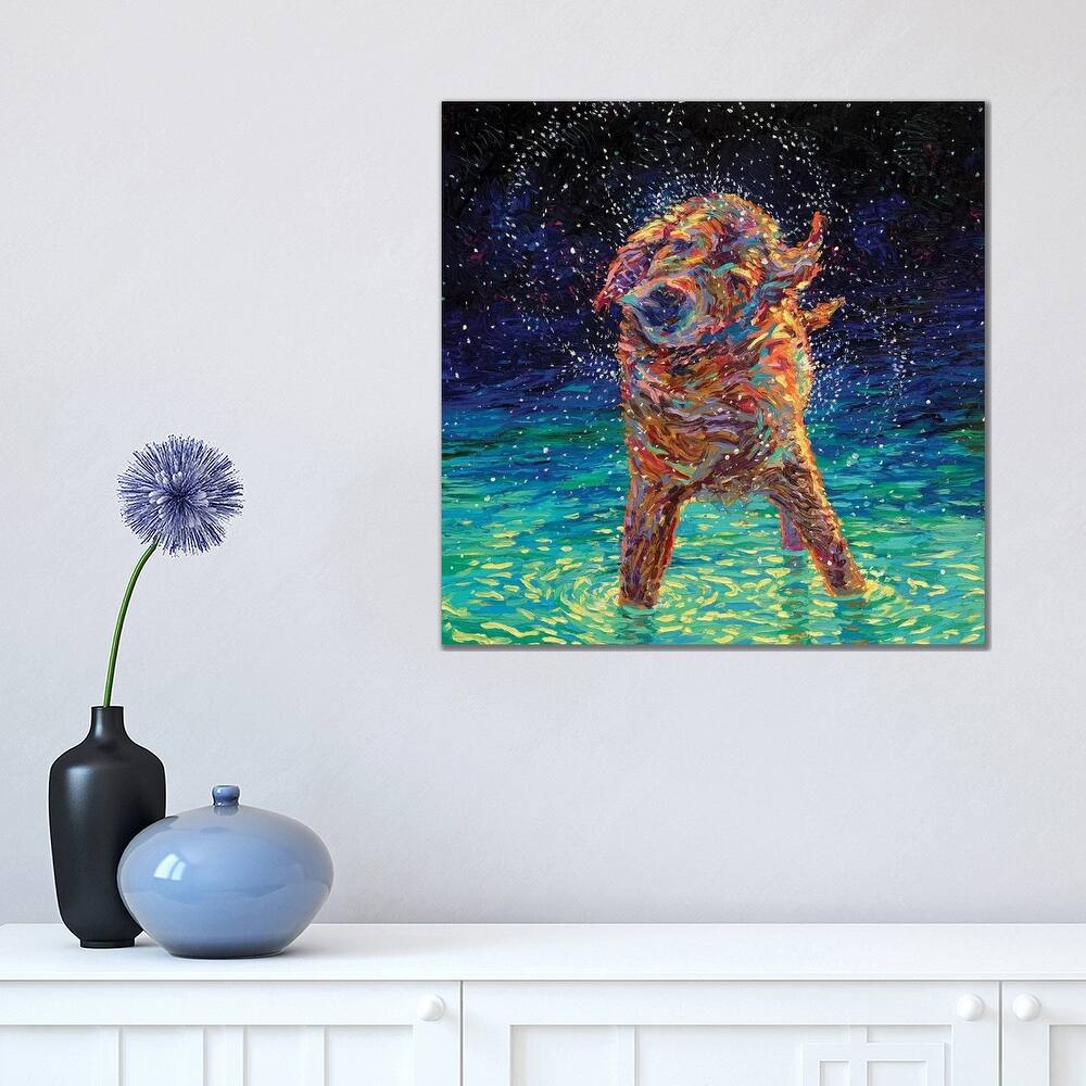 iCanvas "Moonlight Swim" by Iris Scott Canvas Print