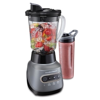 Hamilton Beach Wave Crusher Blender with 20 Oz. Travel Jar