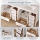 preview thumbnail 43 of 61, Modern Bathroom Vanity with Ceramic Sink, Soft-Close Storage Cabinet and Glossy Easy-Clean Countertop
