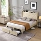 Full Size Bed Frame with 2 Storage Drawers - Bed Bath & Beyond - 39496832