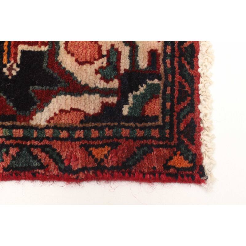 ECARPETGALLERY Hand-knotted Andelz Dark Navy Wool Rug - 2'5 x 8'11