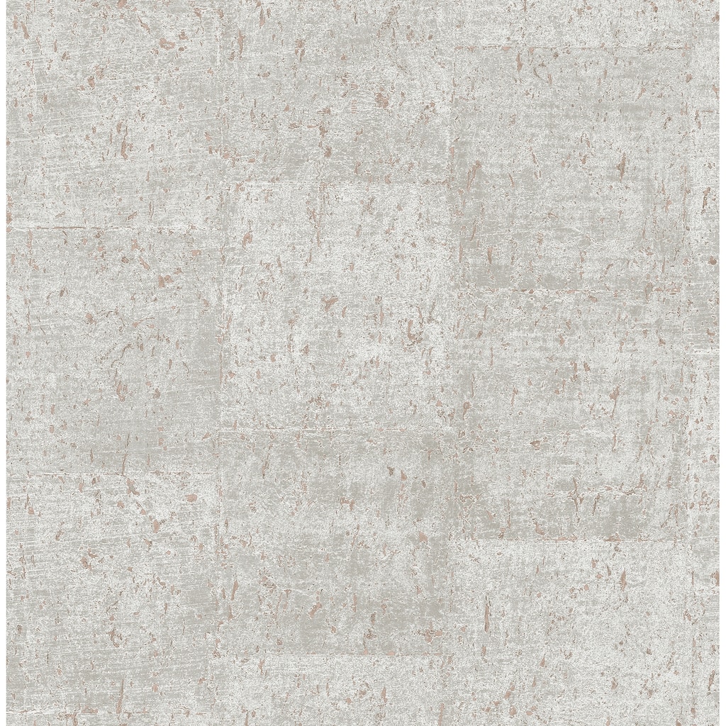 A-Street Prints Millau Light Grey Faux Concrete Wallpaper
