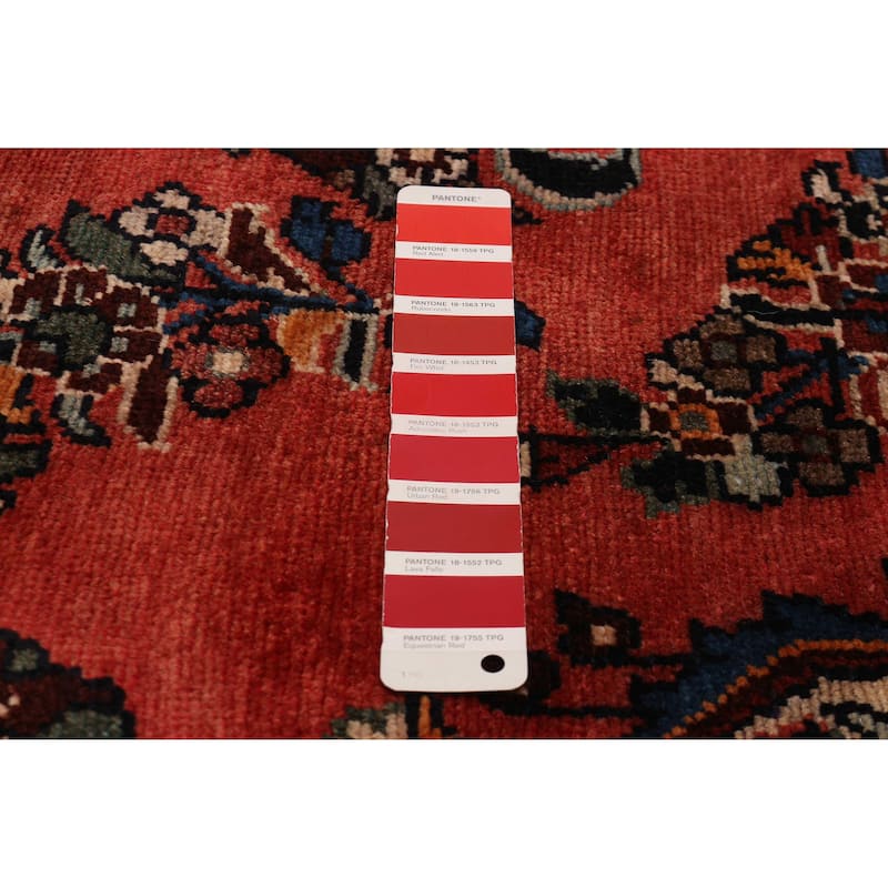 ECARPETGALLERY Hand-knotted Anadol Red Wool Rug - 3' 5" x 9' 1"